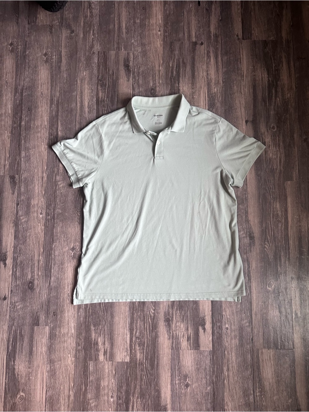 Goodfellow & Co Light Green Short Sleeve Polo Shirt Men’s Size XL